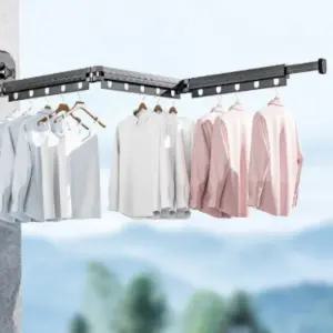 창문 부착형 빨래 건조대 흡착식 접이식 원룸 수건걸이 공간활용