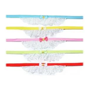 강아지 고양이 리본 레이스 스카프 10개입 세트 (WE51CD0)