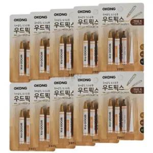 [골드스마일]오공 우드픽스 어두운색 누구나 쉽게 목재 보수 10개