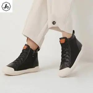 [애슬릿] 여성 가죽 스니커즈 운동화 레이스업 단화 캐주얼