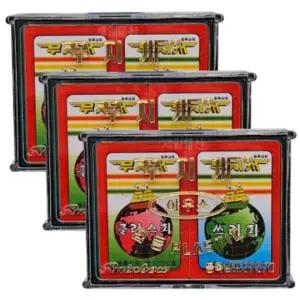 [골드스마일]무지개 화투 감성 전통놀이 고급 컬러패 디자인 3개