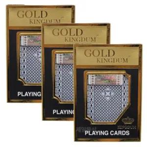 [골드스마일]골드킹덤 트럼프 카드 고급 포커세트 플라스틱 3개