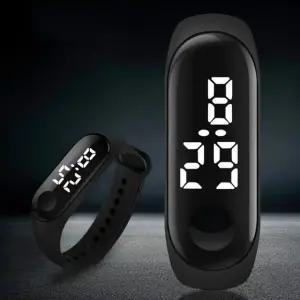 LED 터치 우레탄 전자 손목시계 (WE346DC)