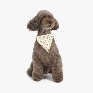 고품질 화이트 여우 강아지 머플러 X2개 S-M 스카프 케이프 (WE51CC4)