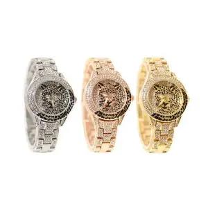 [콩심팥심]타이거 데일리 다이아 큐빅시계-화이트 커플시계