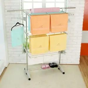 고품질 실내 접이식 6단 건조대 프리미엄형 다용도 벽선반 (WE5A359)