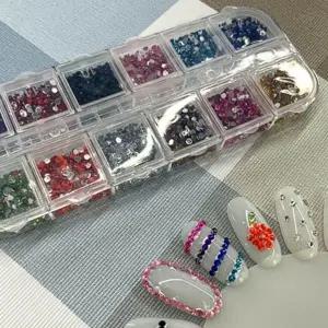 [하프클럽/]네일아트 장식 파츠 믹스큐빅 손꾸미기 소품 디자인 악세사리