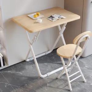 다용도 접이식 사이드테이블 책상 캠핑 쇼파 침대용 미니 접이식 4컬러