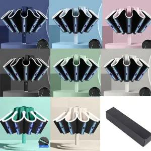 이중창살 튼튼 거꾸로 자동 3단 양산 우산 10플러스10 우산살대 자외선차단 암막 우산 포장박스 포함 6종 중 선택