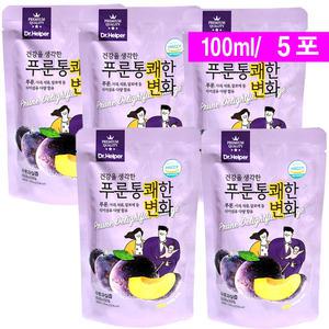 푸룬통쾌한변화100ml- 5포/식이섬유/푸룬주스/쾌변