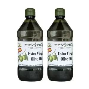 스페인 엑스트라버진 압착 올리브유 1L X 2병