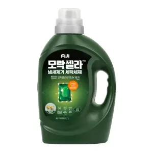 [내일도착]피지 모락셀라 냄새제거 액체세제 일반드럼 겸용 허브향 용기 2.1L