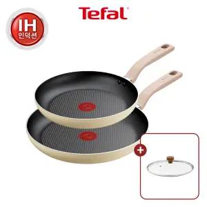[테팔] 데이지 인덕션 프라이팬 2종(팬24+팬28) +우드뚜껑24
