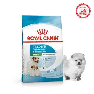 로얄캐닌 강아지사료 독 미니 스타터 마더앤베이비 3kg+습2+샘2+볼+키트+계량컵