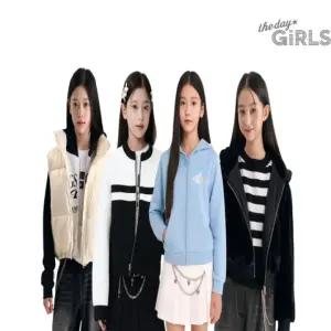 [카카오7%][더데이걸] 여아주니어 의류 맛집!!우리아이도 뉴진스처럼!  상하세트/청바지/맨투맨/반팔/자켓/스커트/조끼 등