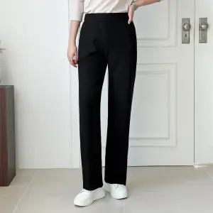 [ 3만장신화] 가을 사방스판 일자바지 여성 데일리 허리밴딩 팬츠 A+Simple