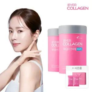 에버콜라겐 타임비오틴, 30포,2개 + 증정 (타임비오틴 10포,2개 + 쇼핑백)