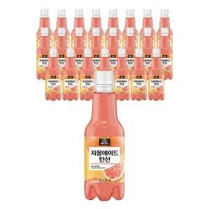 미닛메이드 자몽에이드 탄산  PET, 350ml, 24개