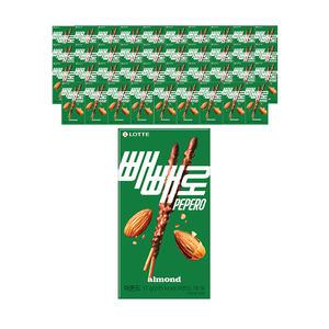 롯데웰푸드 빼빼로 아몬드, 37g, 40개
