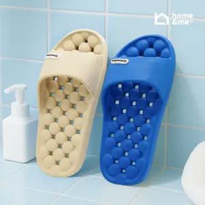 [신제품] 1개+1개 항균 EVA 발등 낮은 푹신한 미끄럼방지 에어 욕실화 욕실슬리퍼