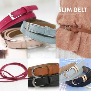 슬림/밸트 허리끈 가죽/여자 원피스 패션/리본/꽈베기/띠