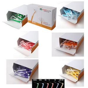 스카이덴트 대용량 일반 치간칫솔 100개입 치간치솔 치실 잇솔 교정 임플란트 치과  SKYDENT