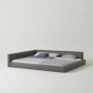 한샘 스테디2 패밀리침대 Q+SS_한쪽가드형(색상2종, 매트별도)