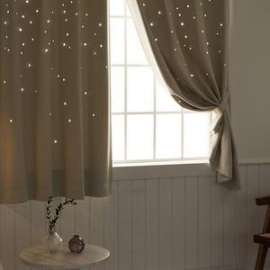 까르데코 디망쉬 스타 창문 펀칭 암막커튼