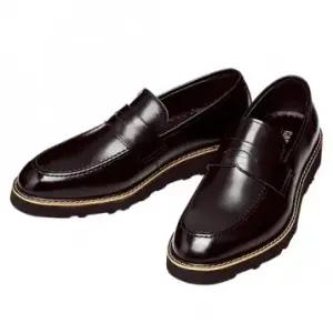 [무료배송][Gadae Homme][빅사이즈] Stylish 천연소가죽 남성 컴포트 페니로퍼