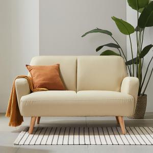 필우드가구 모모 2인용소파/패브릭/인조가죽