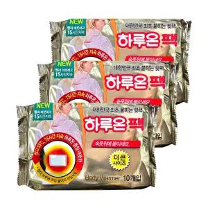 하루온팩(30개입) 25년 최신제조 붙이는 핫팩 부착형