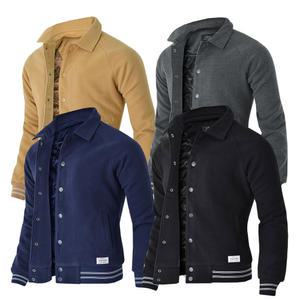 남성 캐주얼 점퍼 스냅버튼 누빔 캐주얼 자켓 패션 잠바