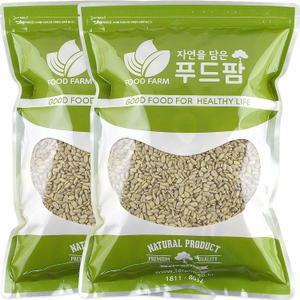 푸드팜 해바라기씨 2kg(1kg, 2개)