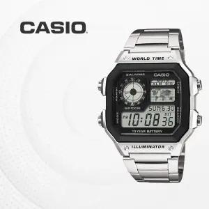 카시오 CASIO 메탈밴드 전자시계 커플시계 패션아이템 AE1200WHD AE-1200WHD-1A