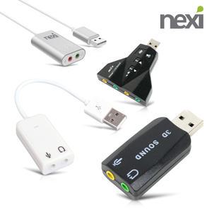 USB 외장형 사운드 카드 외장 오디오 마이크 컨버터 어댑터 젠더