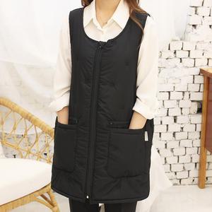 겨울앞치마 눈꽃패딩 앞치마