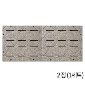 매트리스 받침대 2장 그레이 침대 깔판  저상형 패밀리 침대 받침대 프레임