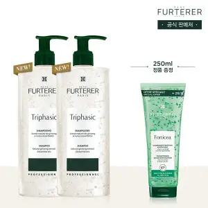 [르네휘테르](강남점)트리파직 앰플 샴푸 500ml 듀오(+포티샤 샴푸 250ml 증정)