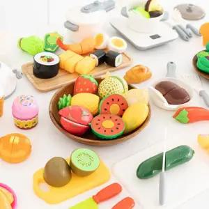 [플레이맥스]야채과일 자르기 38종+멜로디칼 증정/ 과일자르기 장난감 / 멜로디 쇼핑카트