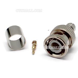 BNC5C 커넥터 동축 압착 단자 젠더 BNC플러그  CCTV 5CBNC