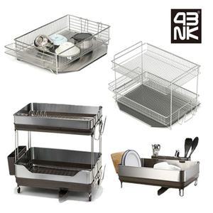 식기건조대 1단 2단 물빠짐 그릇 설거지 그릇 건조대