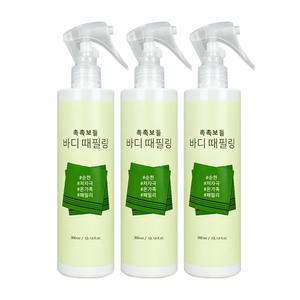 엔프라니 촉촉 보들 바디 때필링 300ml x3개 / 뿌리는 각질제거 때 필링