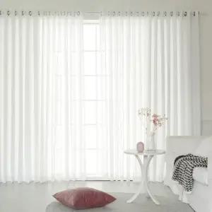 디망쉬 암막 특대형+심플라인 대형 속지 4장 거실 커튼+커튼봉 풀세트