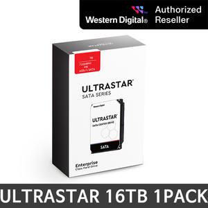 [공식판매원] WD ULTRASTAR HC550 3.5 16TB 7200RPM 1PACK HDD 하드디스크 WUH721816ALE6L4