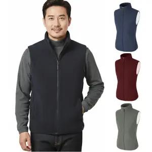 겨울 보아털 남자 후리스조끼 따뜻한 남성조끼VWYL-01