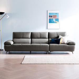 [자코모] 오딘 4인 슈렁큰 천연면피 소가죽 소파(전면가죽적용)