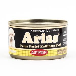 아리아스 강아지캔 소고기 닭고기 24개 1박스 캣츠앤독