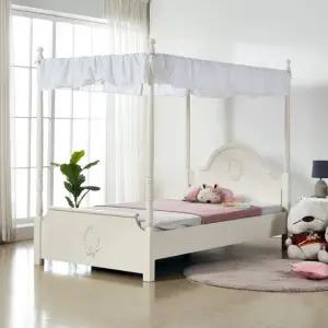 로망스 캐노피 슈퍼 싱글 커튼 초등 학생 아동 공주 어린이 침대