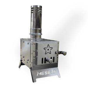 메세타 에코 캠핑화목난로 스테인레스