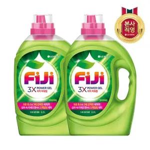 피지 3X파워젤 액체세제 일반드럼 겸용 오리지널 2.2L x 2개